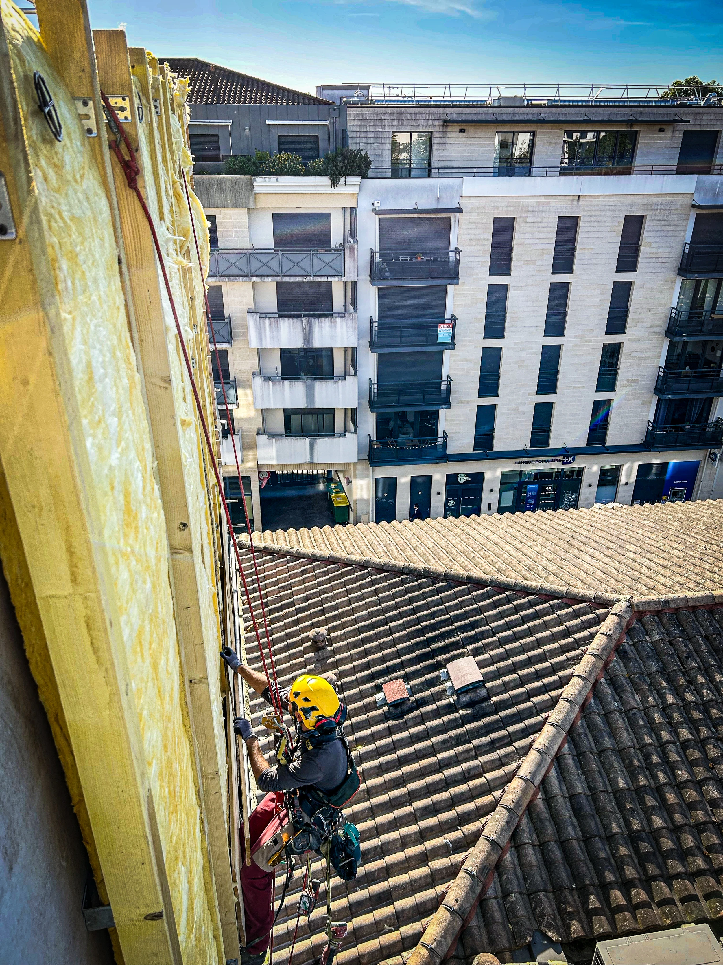 Intervention de cordistes MS Access pour mission bardage chez PLEBAC MÉRIGNAC à Talence (bâtiment) – 2